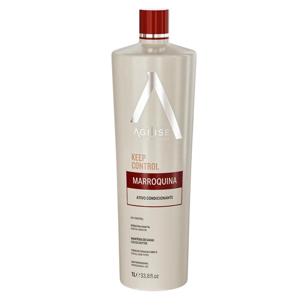 AGILISE KEEP CONTROL MARROQUINA CONDITIONING ACTIVE - VEGETAL KERATIN - AGI CONTROL - FOR ALL HAIR TYPES - 1L