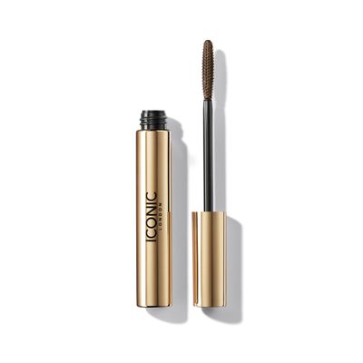 ICONIC LONDON Triple Threat Mascara | Volumizing, Lengthening + Lifting Mascara for Stunning Lashes, Cruelty-Free, Vegan Makeup, Brown, 9ml / 0.30 fl oz