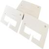 100 Pcs White Hair Clip Display Cards Hair Bow Hairpin Packing Cards Hair Accessories Holder Paper Cardboard for Hair Claw Clips Barrettes Clips Hair Accessories(ZS561) view 1
