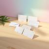 100 Pcs White Hair Clip Display Cards Hair Bow Hairpin Packing Cards Hair Accessories Holder Paper Cardboard for Hair Claw Clips Barrettes Clips Hair Accessories(ZS561) view 3
