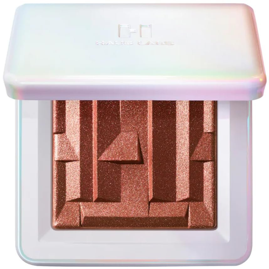 HAUS LABS BY LADY GAGA Bio-Radiant Gel-Powder Highlighter in Chocolate Opal & Complimentary Sheet Masque