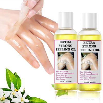 Yellow Peeling Oil For Dark Skin - Natural Formula Exfoliating Peels Solution, Exfoliating Peeling Solution For Body, Hand, Feet And Face All Skin Type