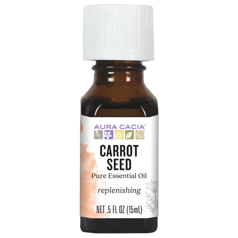 Aura Cacia Carrot Seed Essential Oil 0.5 fl. oz.