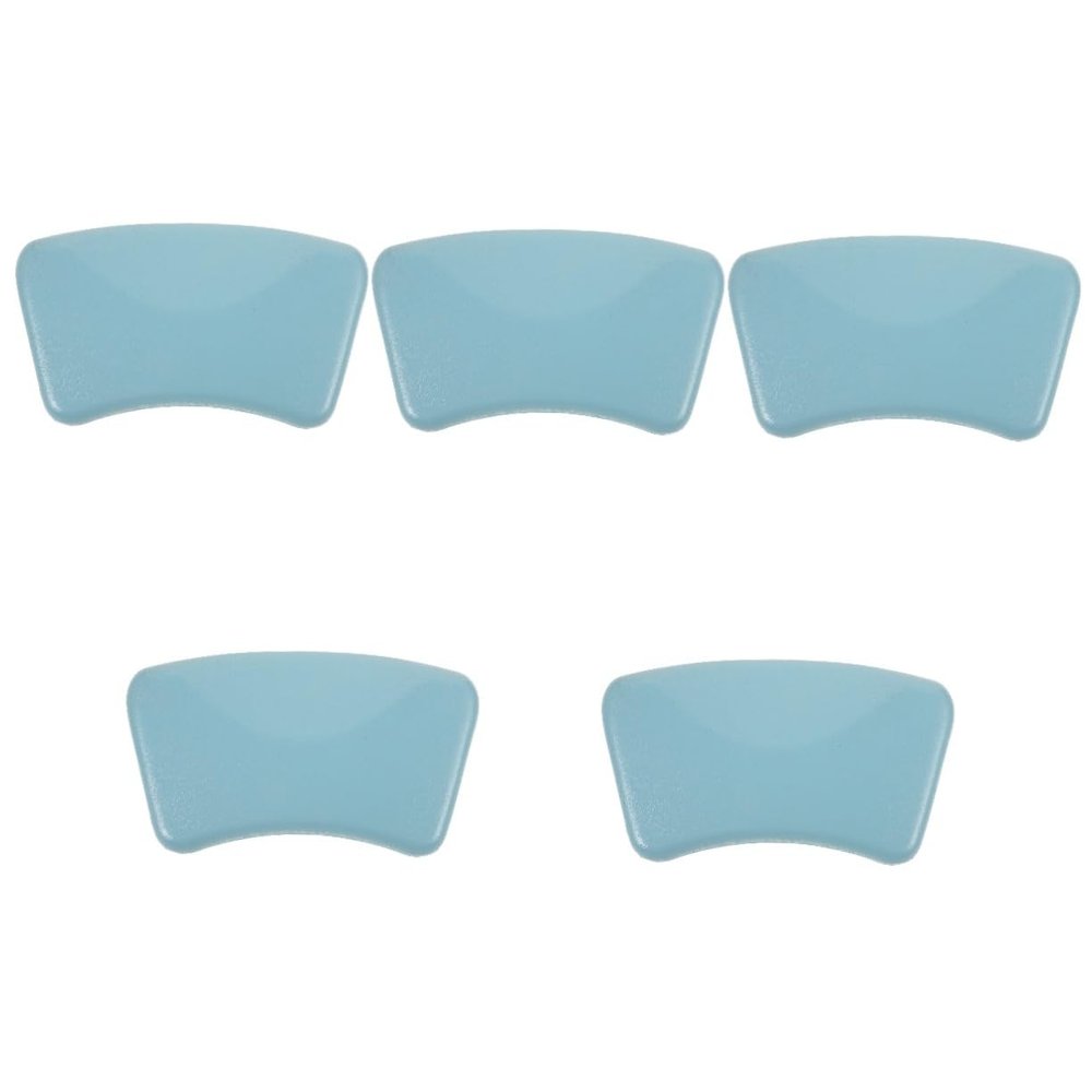 minkissy 5pcs Bathtub Pillow for and Neck Support Soft Pu Bath Cushion Powerful Cups Comfortable Design for Soaking Tub Bath Accessories for Spa