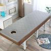 LDLCYCN Thicken Massage Table Padding Topper with Hole Sponge Massage Bed Pad with Elastic Bands Spa Massage Table Pad Non-Slip Lash Bed Cushion Square Round Trapezoidal Head,Gray(3cm),180 * 70cm(T) view 1