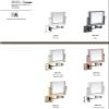 8 inch LED Light Wall Mount Vanity Makeup Mirrors Human Body Induction Double Sided 1X,3X Magnifying Bathroom Shaving Cosmetic Mirror view 4