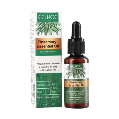 EELHOE Rosemary Hair Essential Oil. 60ml., 1 Fl Oz (Pack of 1), White