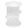 Acrylic 360 Degree Rotating Makeup Organizer, DIY Adjustable Makeup Carousel Holder Rack, Clear Large Capacity Makeup Storage for Makeup Brushes view 3
