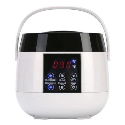 rockible 500ml Electric Melt Hair Removal LED Display for Men SPA, White