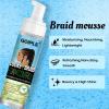 8 fl oz Braid Foam Control Mousse Braiding Hair Mousse for Braids Twist, Locs, No Flake Extra Hold High Shine Style & Moisturizes, Nourishes, Lightweight, Smooth, No Greasy Tea Tree view 4