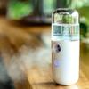 Jorzer Nano Mist Sprayer Mini Facial Mist Moisturizing Nano Sprayer USB Rechargeable Hydrating Instrument Portable Humidifier for Hydrating Face Care 2PCS. view 3