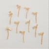 10 Pieces Dragonfly Gold Wedding Hair Pins for Women Trendy Mini Dragonfly Hair Clip Bridal Hair Pins for Wedding Hair Accessories view 2