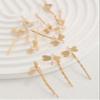 10 Pieces Dragonfly Gold Wedding Hair Pins for Women Trendy Mini Dragonfly Hair Clip Bridal Hair Pins for Wedding Hair Accessories view 4