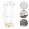 360 Rotating Makeup Organizer,Spinning Bathroom Organizer Countertop, Lazy Susan Makeup Organizers,Multifunctional Perfume Organizer for Vanity Bathroom Countertop Bedroom(3 layer) view 3