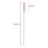 Mekupeu Pack of 200PCS Disposable Double Head Mascara Brush + Lip Brush Mascara Wand Lip Brushes Wand Beauty Makeup Tool (Pink) view 2