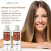Global Pro Bliss Professional Supreme Nanoplastia Smoothing & Straightening Hair Treatment Pack of 4 | Includes Clarifying Shampoo, Treatment, Shampoo, & Conditioner (500ml), White view 4