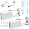 Ear Piercing Kits Disposable Ear Piercing Gun Kits No Pain Easy Use Ear Piercing Gun Kit Tool with Multi-Sized Gold Silver CZ Earring Studs (Silver) view 1