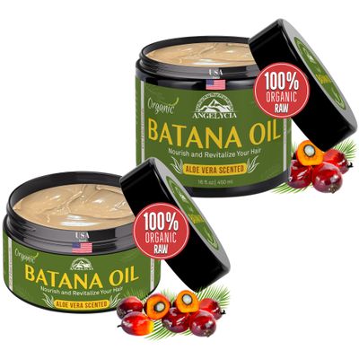 ANGELYCIA Batana Oil Hair Growth Set, Dr. Sebi Batana Oil from Honduras, Nourish Strengthen Prevent Hair Loss, All Hair Types