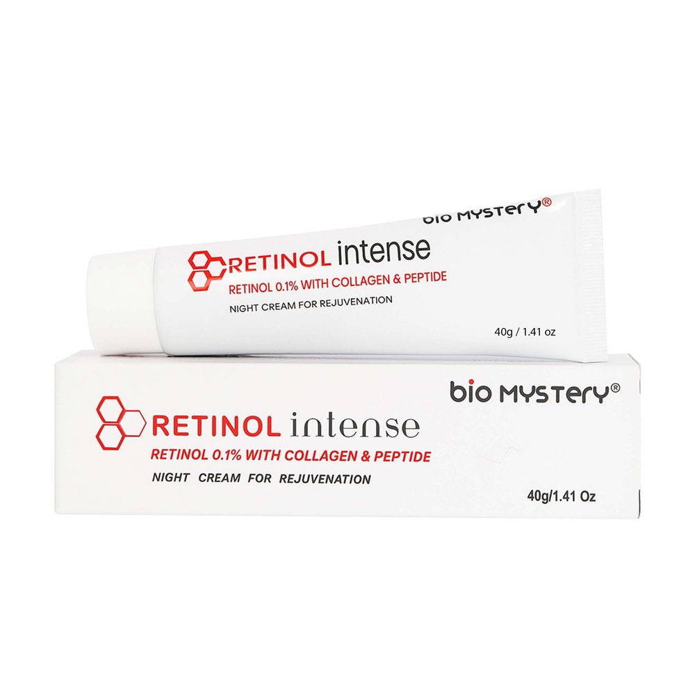 Bio Mystery Retinol 0.1 Intense Cream with Collagen & Peptide (35 Gram / 1.23 Oz)