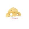 1pc Yellow Creative Hair Clip Exquisite Headdress Fashion Hollow Shark Clip Cute Cheese Acetate Hair Claw Party for Beauty and Personal Care for Great Gift,Clips and Barrettes view 2