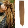 Kyriena 36 inch Long Dreadlock Extensions Single End, 15pcs Honey Brown Thin 0.6cm Fake Dreads Extensions, SE Synthetic Dreadlock Extensions Reggae Hippie Dreads for Girl view 1