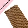 Kyriena 36 inch Long Dreadlock Extensions Single End, 15pcs Honey Brown Thin 0.6cm Fake Dreads Extensions, SE Synthetic Dreadlock Extensions Reggae Hippie Dreads for Girl view 2