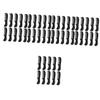 FOMIYES 50pcs Beard Detangler for Men Mustache Brush Comb Beard Comb Practical Plastic for Men view 1