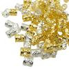 100PCS/Pack Golden Silver Hollow Out Spirals Trendy Hair Braid Dreadlock Beads Clips Cuffs Rings Jewelry Supplies view 1