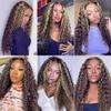 P1B27 Highlight Blonde Bundles Human Hair 24 26 28 Inch Deep Wave Blonde P1B/27 Human Hair Bundles Highlight Bundle Unprocessed Brazilian Virgin Hair Quick Weave Hair for Black Women view 2