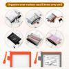 9 Pack Mini Zipper Mesh Bags Small Mesh Pouch 4.3" x 3" Mini Earphone Pouch Coin Purse, Card Key Holder, Portable Travel Makeup Cosmetic Pouches Meshes Zipper Bags for Lipstick Earphone view 4