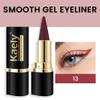 AMY'S DIARY Deep Red Gel Eyeliner Pencil,Natural Cream Eye Liner Waterproof Smudge Proof,Cat Eye eyeshadow Colored Stick Crayon,Goth Halloween Makeup,delineador de ojos contra el agua view 2