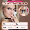 [2+7pack] Heated Eyelash Curlers, Rapid Heated Lash Curler, with Sensing Heating Silicone Pad, Quick Natural Curling for Long Lasting, 2Heating Modes, Rechargeable Portable Electric Eyelash Curler view 2