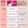 [2+7pack] Heated Eyelash Curlers, Rapid Heated Lash Curler, with Sensing Heating Silicone Pad, Quick Natural Curling for Long Lasting, 2Heating Modes, Rechargeable Portable Electric Eyelash Curler view 3