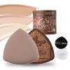 BAIGISH Makeup Sponge Set For Foundation Concealer, Triangle Powder Puff Soft Sponges Blender, Latex Free Blender Sponge For Liquid, Cream, and Powder Seamless & Flawless Makeup (Maillard 2 Set) view 1