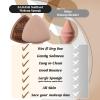 BAIGISH Makeup Sponge Set For Foundation Concealer, Triangle Powder Puff Soft Sponges Blender, Latex Free Blender Sponge For Liquid, Cream, and Powder Seamless & Flawless Makeup (Maillard 2 Set) view 2