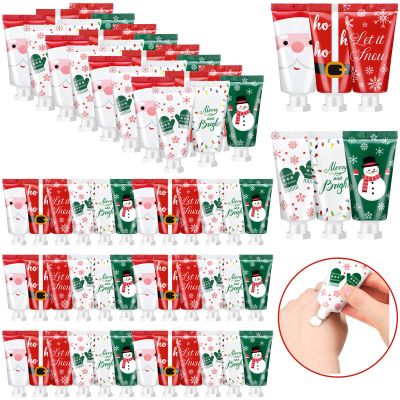 72 Pieces Secret Santa Gift Set: Mini Christmas Hand Cream Travel Size Lotion Bulk Holiday Stocking Stuffers Appreciation Gifts for Women Employee Coworker Staff 30ml 6 Natural Plant Fragrance