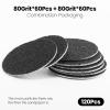 120pcs Replacement Sandpaper Refill Discs for Electric Foot File Callus Remover Tool for Men Women Dead Cracked Hard Skin (80 Grit+80 Grit) view 2