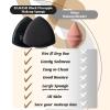 BAIGISH Makeup Sponge Set For Foundation Concealer, Triangle Powder Puff Soft Sponges Blender, Latex Free Blender Sponge For Liquid, Cream, and Powder Seamless & Flawless Makeup (Black) view 2