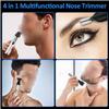 CXAPRDSH Nose Hair Trimmer for Hygienic Grooming with Rinseable, Interchangeable Heads for Eyebrows, Neckline, Nose, Ears, & Other view 3
