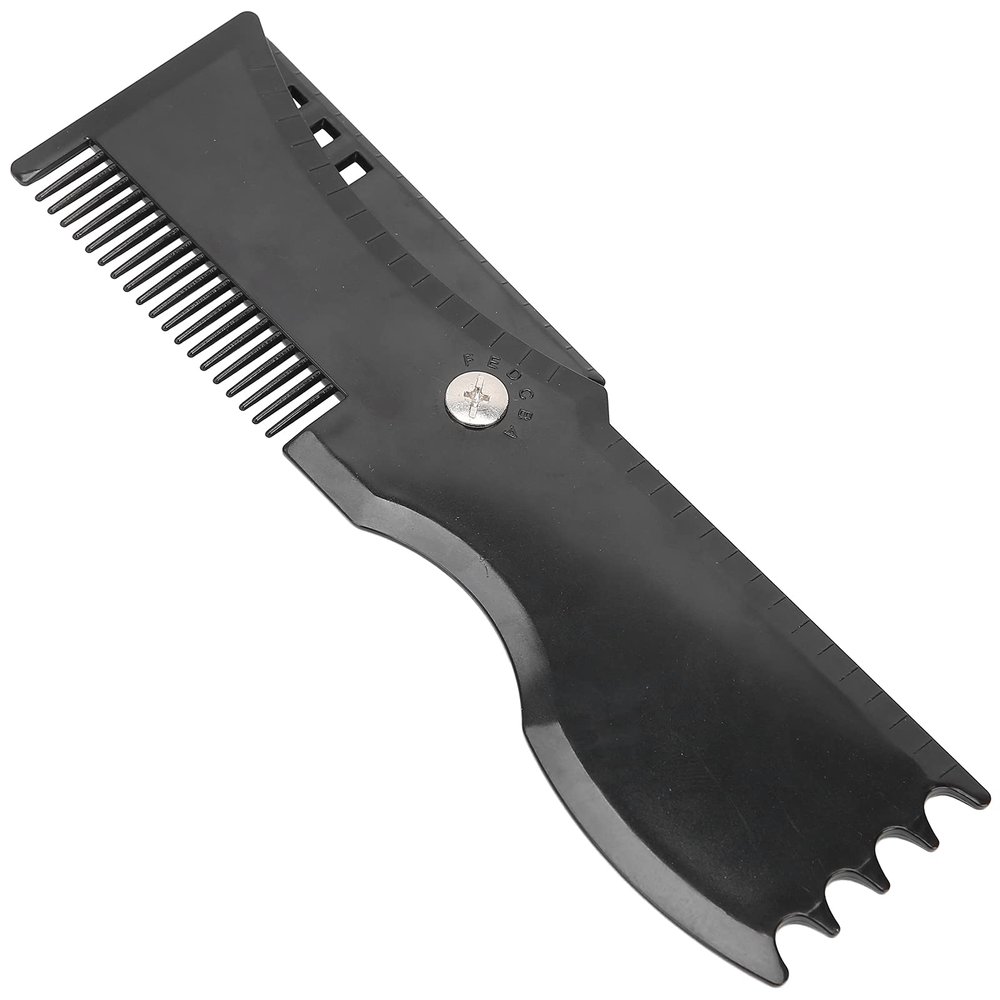 Beard Lineup Tool, Men's Beard Shaping Template Rotated Beard Styling Tool for Trimming Hairline Neckline Goatee