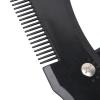 Beard Lineup Tool, Men's Beard Shaping Template Rotated Beard Styling Tool for Trimming Hairline Neckline Goatee view 2