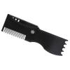 Beard Lineup Tool, Men's Beard Shaping Template Rotated Beard Styling Tool for Trimming Hairline Neckline Goatee view 3