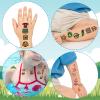 10 Sheets Soccer Temporary Tattoos, Sport Theme Birthday Party Favors, Soccer Fake Tattoo Stickers, Soccer Party Favors, School Prize Party Bag view 3