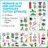 10 Sheets Soccer Temporary Tattoos, Sport Theme Birthday Party Favors, Soccer Fake Tattoo Stickers, Soccer Party Favors, School Prize Party Bag view 4