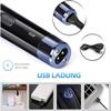 CXAPRDSH Ear and Nose Hair Trimmer Clipper for Men Women, 4 in 1 USB Rechargeable Professional Electric Eyebrow and Facial Hair Trimmer with Waterproof Head Double-Edge Stainless Steel Blade view 4
