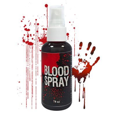 Fake Blood Makeup Spray,Realistic Fake Blood Splatter for Clothes and Face,High Pigment Halloween Fake Liquid Blood Washable for Vampire Zombie Monster Costume Cosplay SFX Halloween Makeup