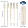 DAFEDE Nasal Hair Cutter, Double Sided Nose Hair Knife, 360 Nostril Hair Remover Tool, Nose Hair Trimmer for Men Women, with Soft Cleaning Brush (Beige) view 2