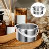 Healeved Wax Melting Container Wax Pot Wax Warmer Replacement Aluminum Inner Pot Portable Hair Removal Waxing Bowl Can Tin Container for 500 Ml Hair Remover Machine Wax Melts Scented view 3