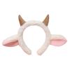 New Year Celebration Hairhoop Plush Sheep Ear Hairband Funny Headhoop Costume Headdress Child Adult Halloween Headwear view 1