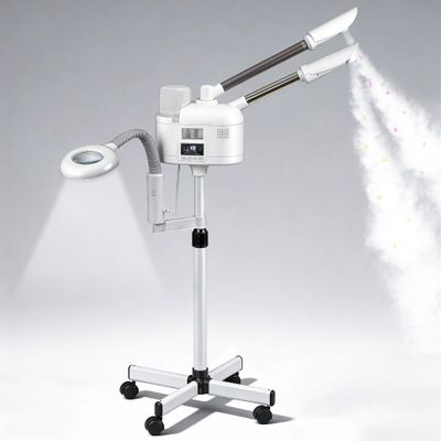 Professional 3 in 1 Facial Steamer for Face Deep Cleaning Ozone Face Steamer with 5X Magnifying Lamp Hot Mist Function for Salon Spa Home Beauty Equipment